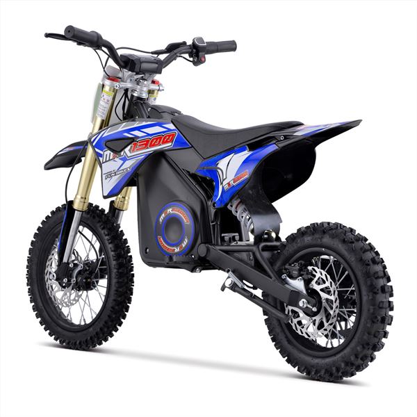 FunBikes MXR 61cm 1300w Blue Electric Kids Mini Dirt Motorbike