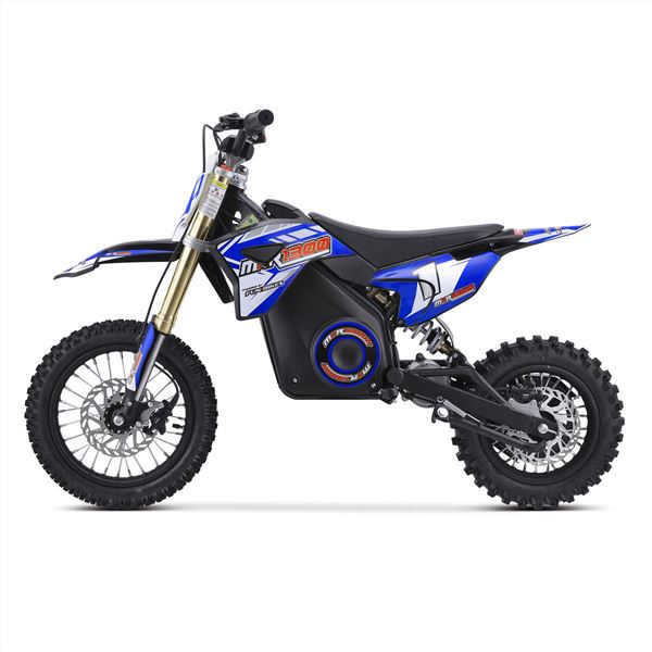 FunBikes MXR 61cm 1300w Blue Electric Kids Mini Dirt Motorbike