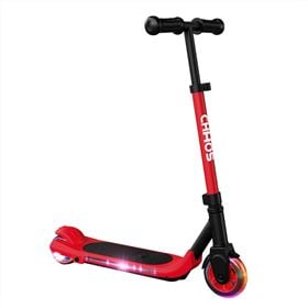 Chaos 60w Funky Light Colour Wheel Red Kids Electric Scooter