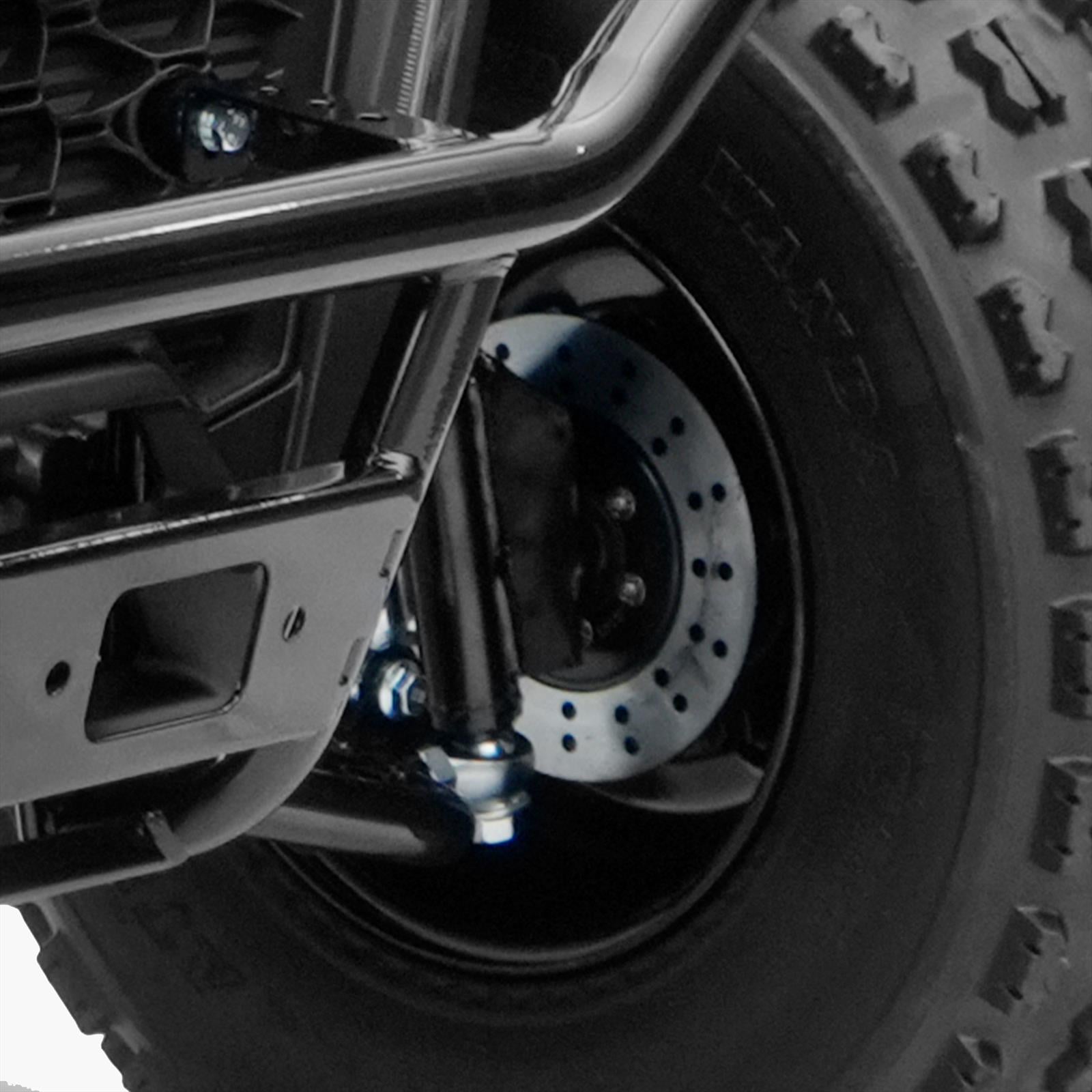 Front and Rear Hydraulic Disc Brakes