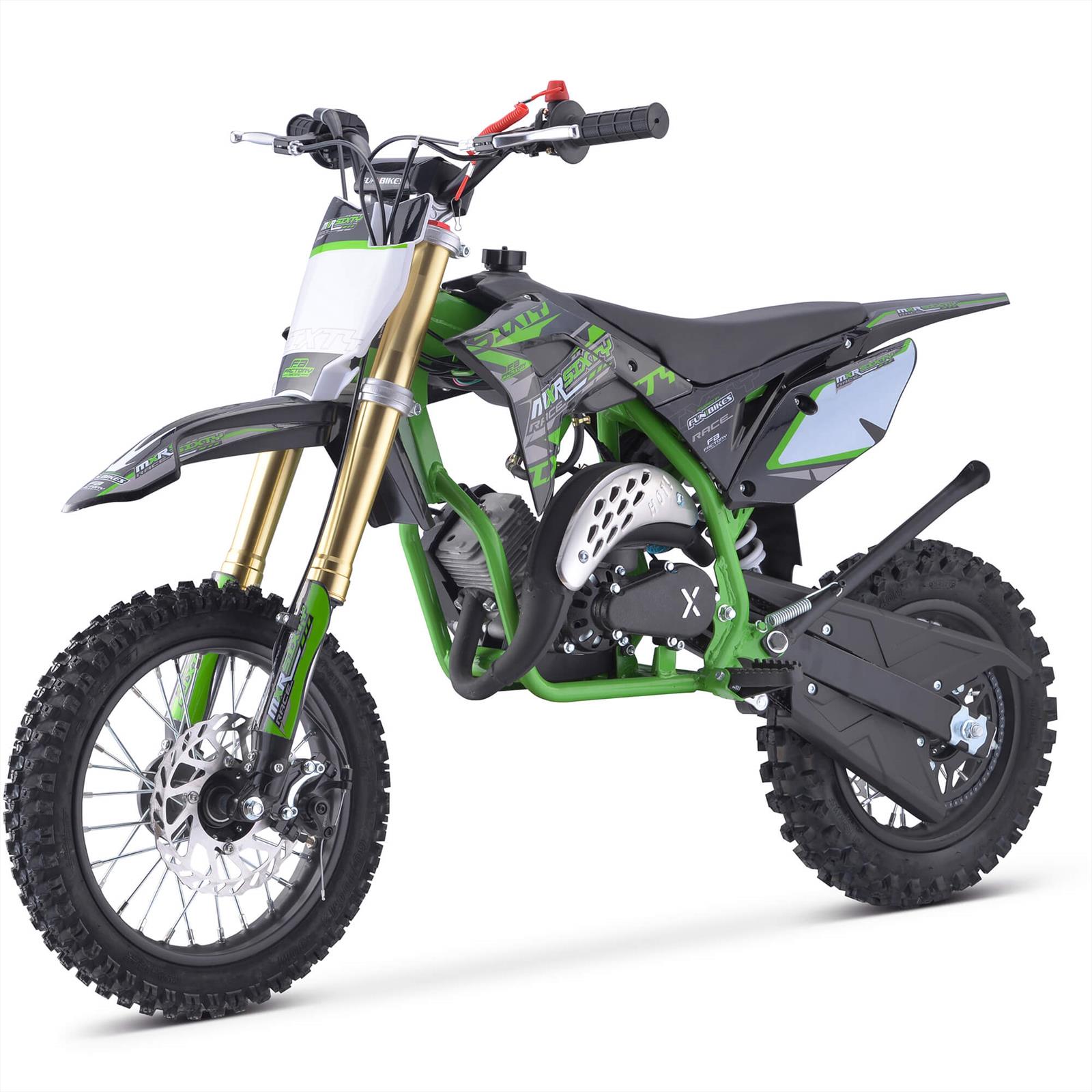 green kids dirt bike