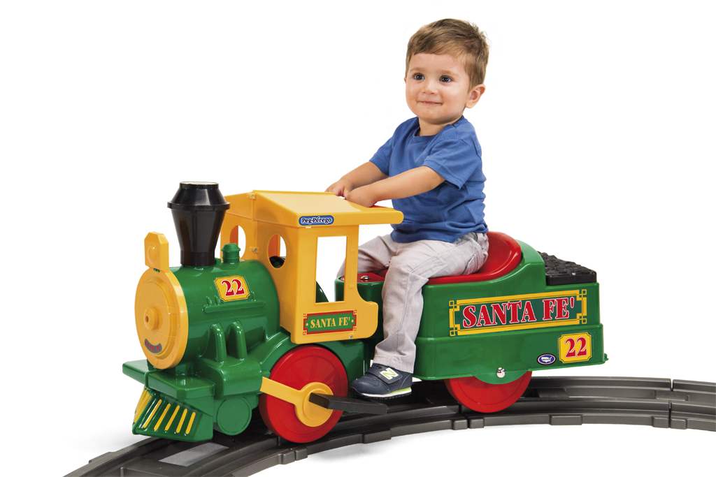 childrens riding train sets