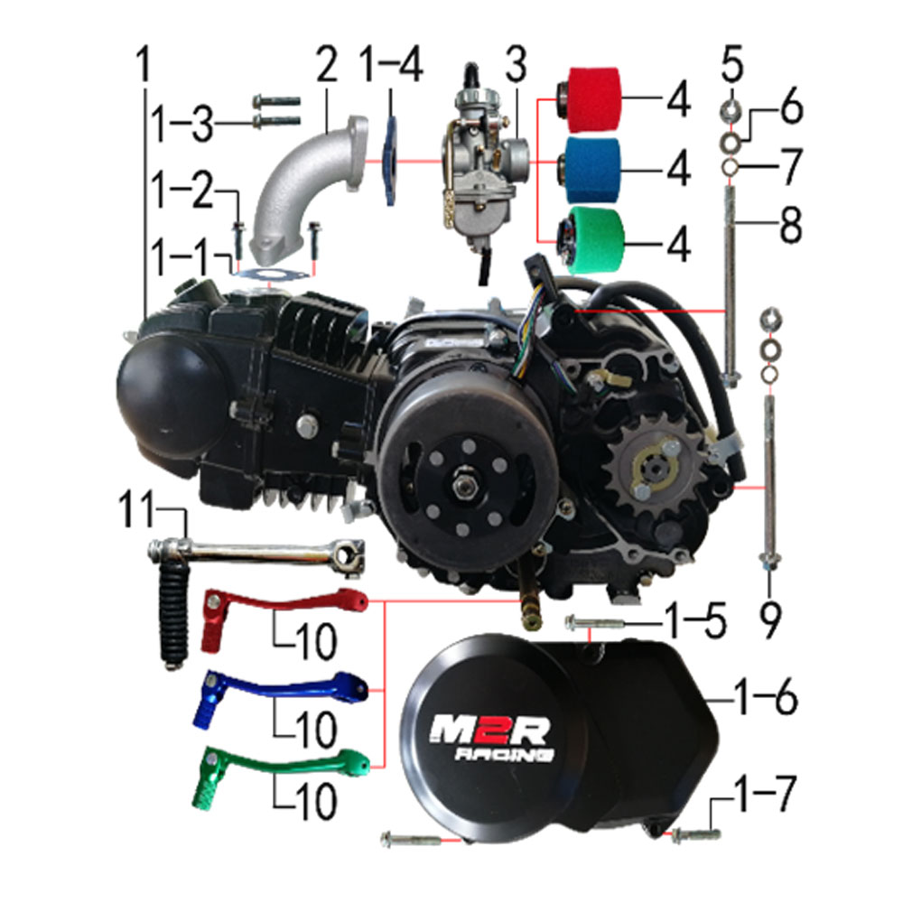 pit bike manifold