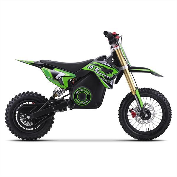 FunBikes MXR 61cm 1300w Green Electric Kids Mini Dirt Motorbike