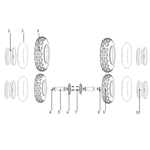 Funbikes Toxic Electric Mini Quad V2 Brake Disc Screw