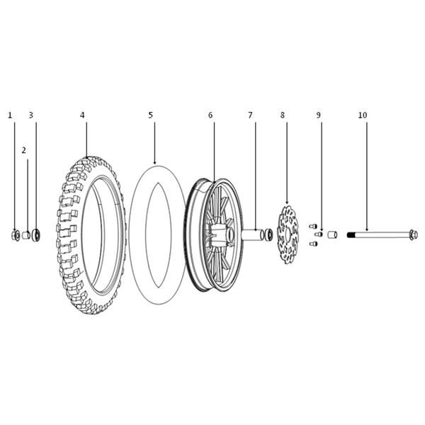 MXR RAGE 50cc Mini Dirt Bike Wheel Bearing