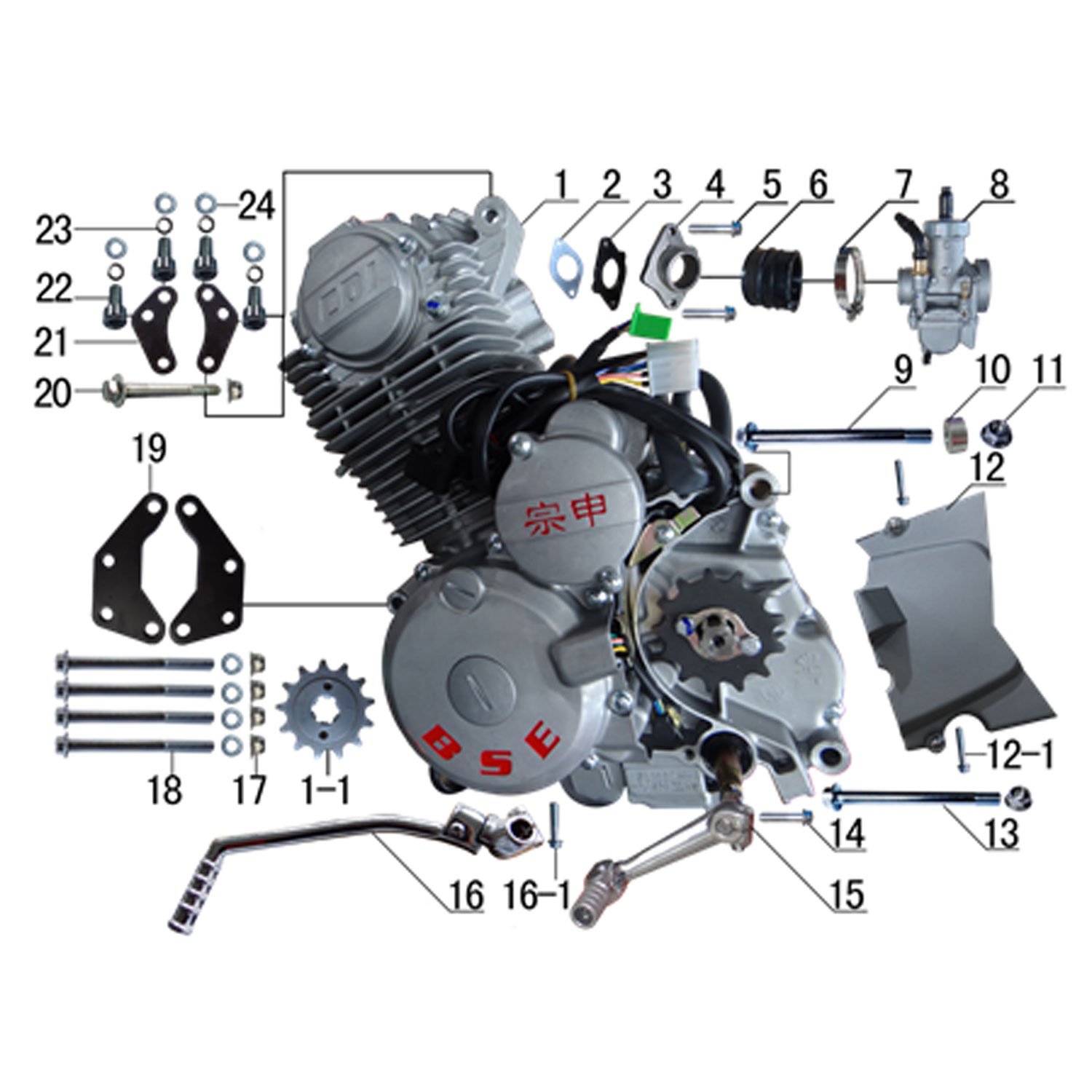 pit bike manifold