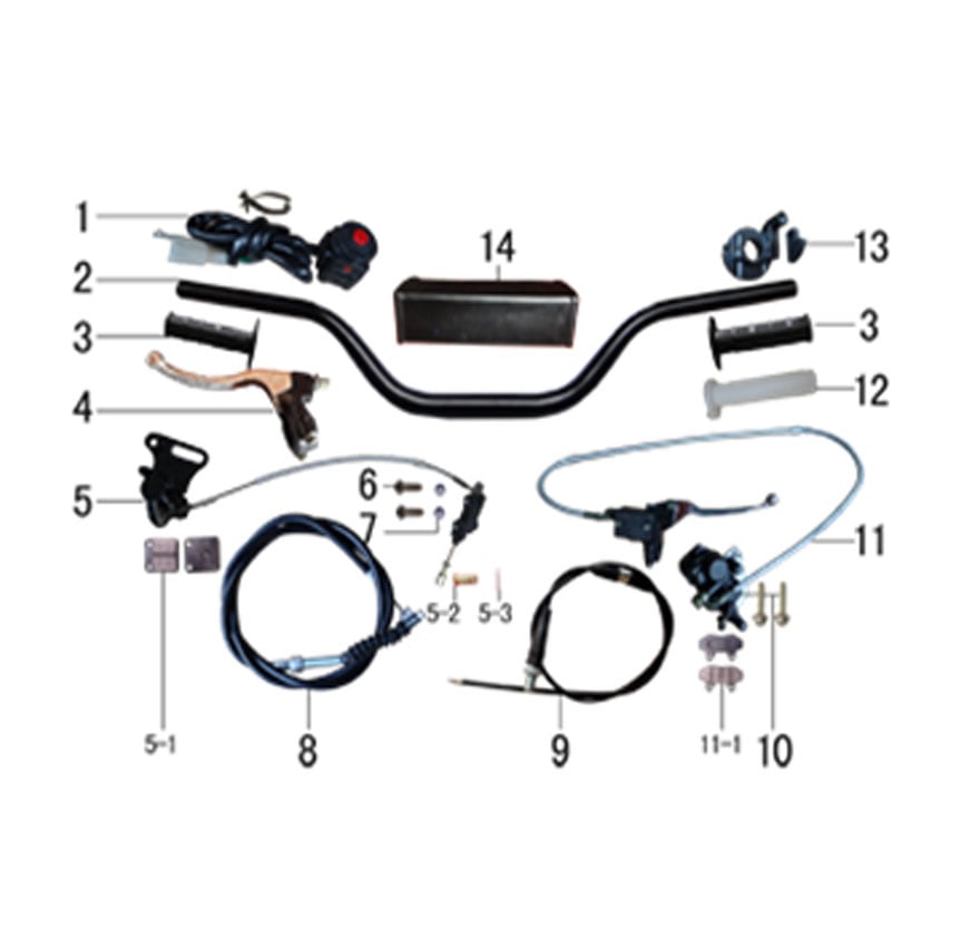 throttle cable pit bike