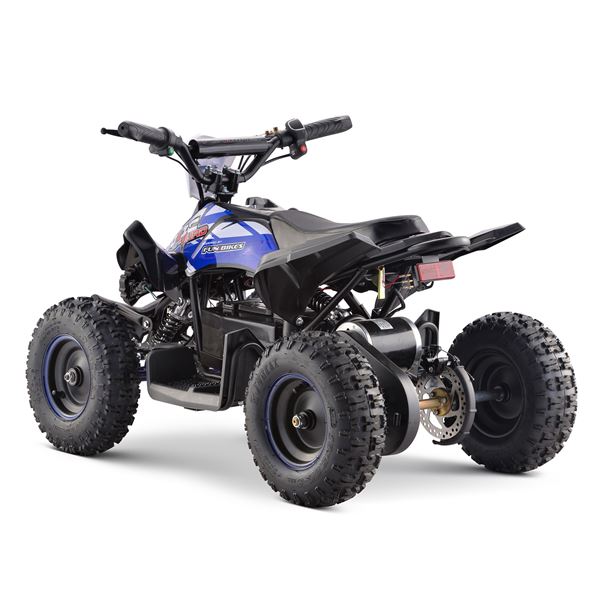 FunBikes Toxic 800w Black/Blue Kids Electric Mini Quad Bike V2