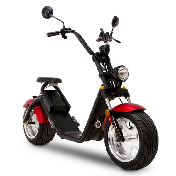 Funbikes Road Legal Red Electric Fat Wheel Adult Scooter 7513