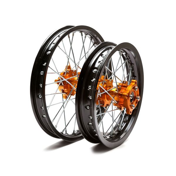 Pit Bike Wheel Rims 14"/12" SDG CNC Orange Hub