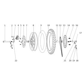 bicycle rear wheel hub assembly