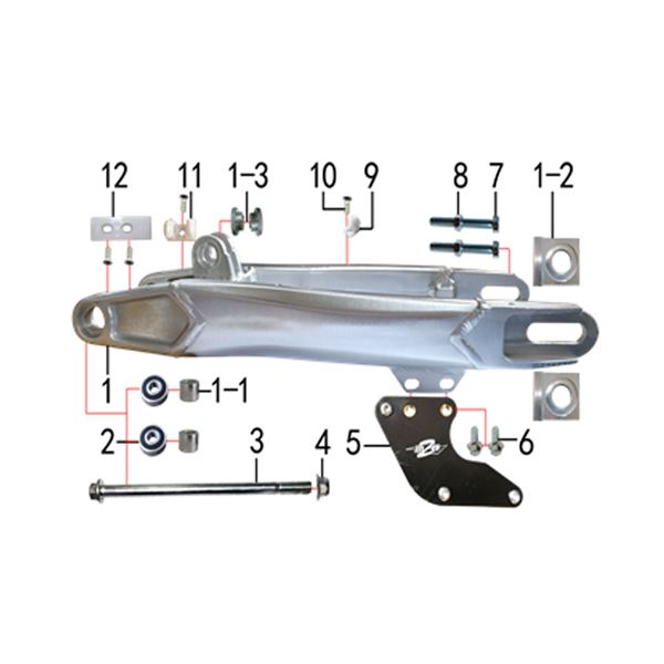 pit bike swing arm bushings