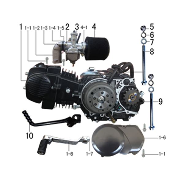 M2r Kmx R 160 Pit Bike Gear Change Lever